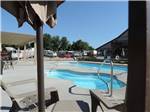 View larger image of The pool and hot tub at HI VALLEY RV PARK image #3