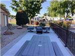 View larger image of Picnic area with RVs in distance at HI VALLEY RV PARK image #7
