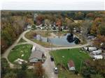 An aerial view of the campsites at BLUEGRASS CAMPGROUND - thumbnail