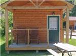 View larger image of One of the rustic rental cabins at WHISTLER GULCH CAMPGROUND  RV PARK image #9