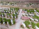 View larger image of Aerial view over campground at SPANISH TRAIL RV PARK image #3