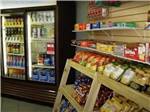 View larger image of Food items in the general store at VICTORIAN RV PARK image #10