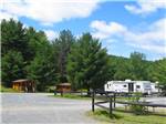 View larger image of Cabins with deck and trailers camping at LAKE GEORGE SCHROON VALLEY CAMPGROUND image #1