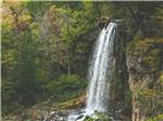 Waterfall at Buckhorne Country Store and Campground - thumbnail