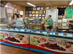 Ice cream counter at Buckhorne Country Store and Campground - thumbnail