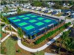 Aerial view of the pickleball courts - thumbnail