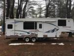 Parked RV at site Royal Mountain Campground - thumbnail