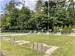 View larger image of A row of horseshoe pits at COLD SPRINGS CAMP RESORT image #8