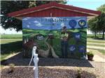 View larger image of Farming mural on outside of building at KELLOGG RV PARK image #8