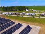 View larger image of The solar panels next to the pull thru RV sites at KELLOGG RV PARK image #12