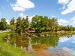 Cabins with lake front view at site Jellystone Park (TM) of Western New York - thumbnail