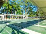 View larger image of The shuffleboard courts at OAK SPRINGS RV RESORT image #9