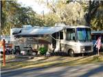 View larger image of A motorhome in an RV site at BLUE PARROT RV RESORT image #5