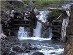 Waterfalls near Animas Forks at SILVER SUMMIT RV PARK - thumbnail