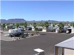 View larger image of An aerial view of the campsites at DESERT GOLD RV RESORT image #12