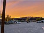 RV Sites at sunet - thumbnail
