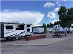 View larger image of A group of gravel RV sites at FLATHEAD HARBOR RV LUXURY CONDOS AND CABINS FORMERLY EDGEWATER RESORT image #3