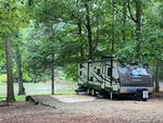 Shady spot at The Point RV at Lake Hartwell - thumbnail