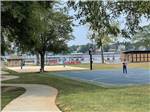 View larger image of The basketball  volleyball courts at EBENEZER PARK image #1