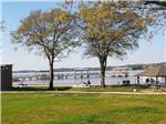 Recreation area around lake at Ebenezer Park - thumbnail