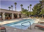 View larger image of The pool with lounge chairs at ARIZONA CHARLIES BOULDER RV PARK image #3