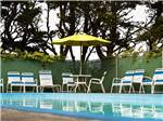 The fenced in swimming pool at AMERICAN SUNSET RV & TENT RESORT - thumbnail