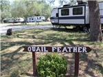 A sign of Quail Feather at QUAIL SPRINGS RV PARK - thumbnail