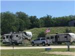 A couple of trailers at COZY C RV CAMPGROUND - thumbnail
