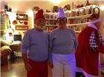 A couple dressed up as gnomes at PATO BLANCO LAKES RV RESORT - thumbnail