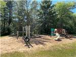 View larger image of Playground with tire swing at HO-CHUNK RV RESORT  CAMPGROUND image #8
