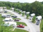 Aerial view of the paved sites at SPRING LAKE RV RESORT - thumbnail