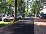 View larger image of Freshly paved road to RV sites at TOWN MOUNTAIN TRAVEL PARK image #3