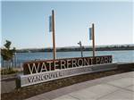 View larger image of Sign outside of Waterfront Park at NINETY-9 RV PARK image #7