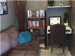 Small room with books to borrow at BELLINGHAM RV PARK - thumbnail