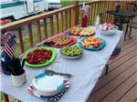 Festive spread for a party at BELLINGHAM RV PARK - thumbnail