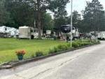 RVs lined up at COUNTRY ROADS MOTORHOME & RV PARK - thumbnail