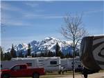 A view of the snow capped mountains at IRVIN'S PARK & CAMPGROUND - thumbnail