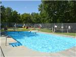 Kids swimming in the pool at MILLER'S CAMPING RESORT - thumbnail