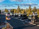 View larger image of RVs in sites with a mountain view at BUTTERFIELD RV RESORT  OBSERVATORY image #1