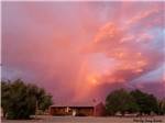 The office building at sunset at COTTONWOOD RV PARK - thumbnail