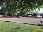 Motorhomes parked in gravel sites at COTTONWOOD RV PARK - thumbnail