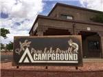 Welcome sign at Page Lake Powell Campground - thumbnail