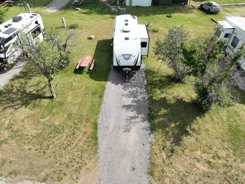 Gravel RV site Moose Creek Resort