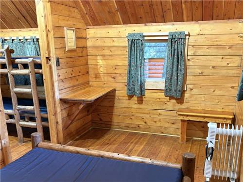 Inside one of the rentals