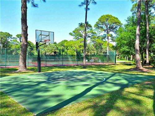 Basketball court at campground at ENCORE ROYAL COACHMAN