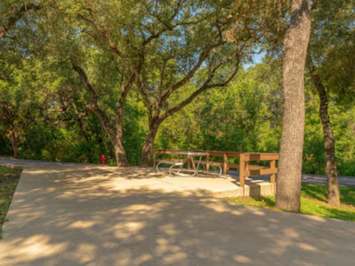 Fire pit at Sun Retreats San Antonio West