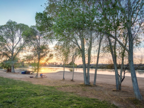 Waterfront RV Site at Arizona Oasis RV Resort