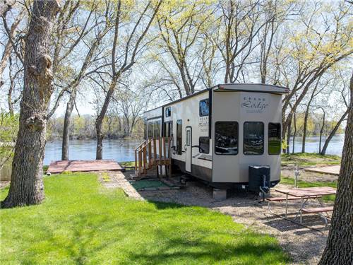 RV sites on black top pad