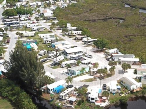 Overhead view at Myakka River Motorcoach Resort