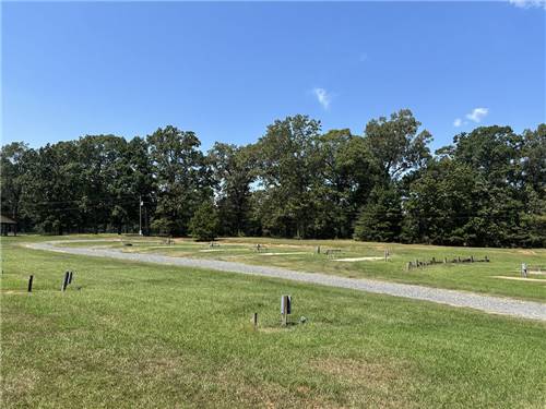 Grass sites with hookups